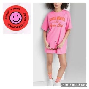 NEW SANTA MONICA OVERSIZED GRAPHIC TEE